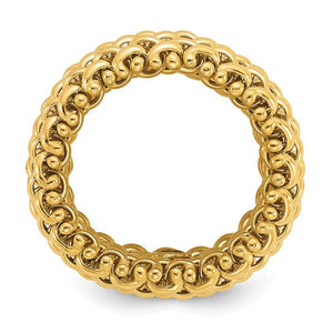 Gold Mesh Ring