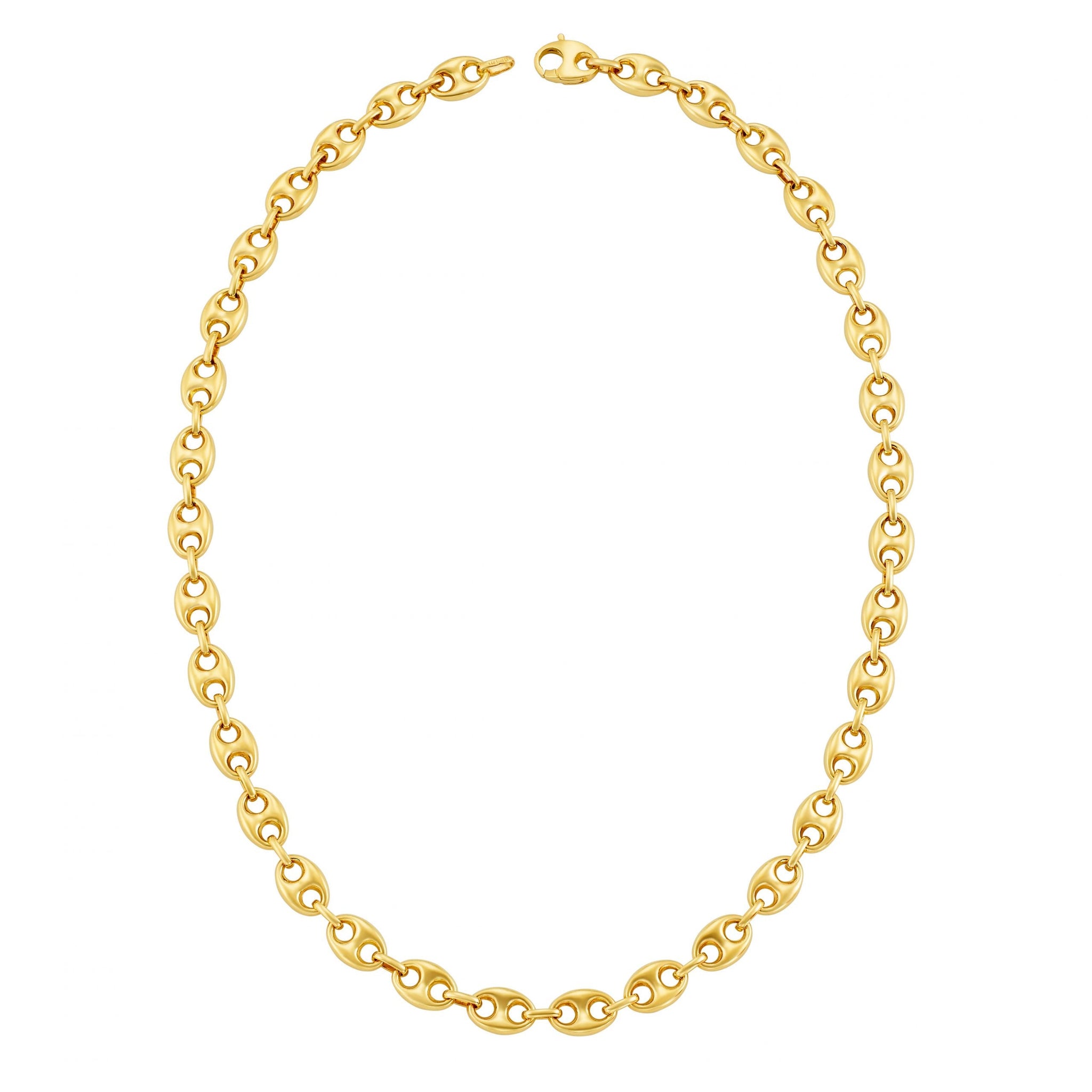 14k Gold Gucci Style Link Chain Necklace