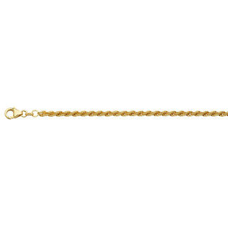 18k Solid Gold Rope Chain, SOLD