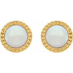 Natural Opal Earrings