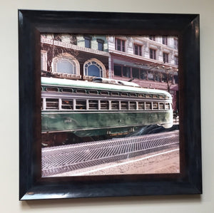 Framed San Francisco Cable Car Photograph