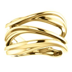 Gold Multi-Band Ring