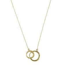 14k Circle Link Necklace, SOLD