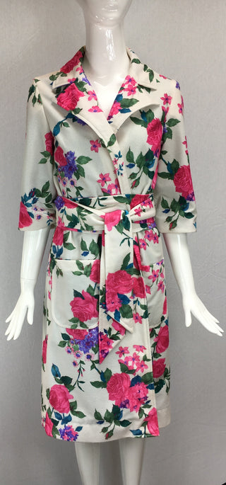 Janet Deleuse Designer Flower Coat, SALE