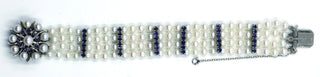 Vintage Pearl and Sapphire Bracelet, SOLD