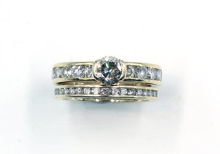 Vintage Diamond Engagement Set, SALE, SOLD