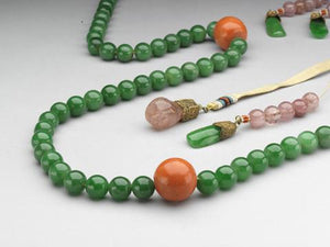 Barbara Hutton's Exceptional Jadeite Bead Necklace of Extreme Importance