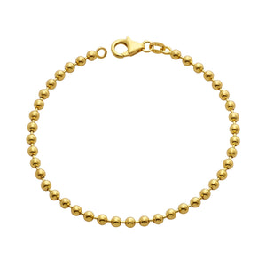 Gold Bead  Necklace and Bracelet