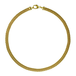 Italian Woven 14k Yellow Gold Necklace