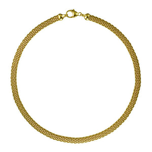 Italian Woven 14k Yellow Gold Necklace