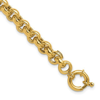 14k Rolo Link Bracelet