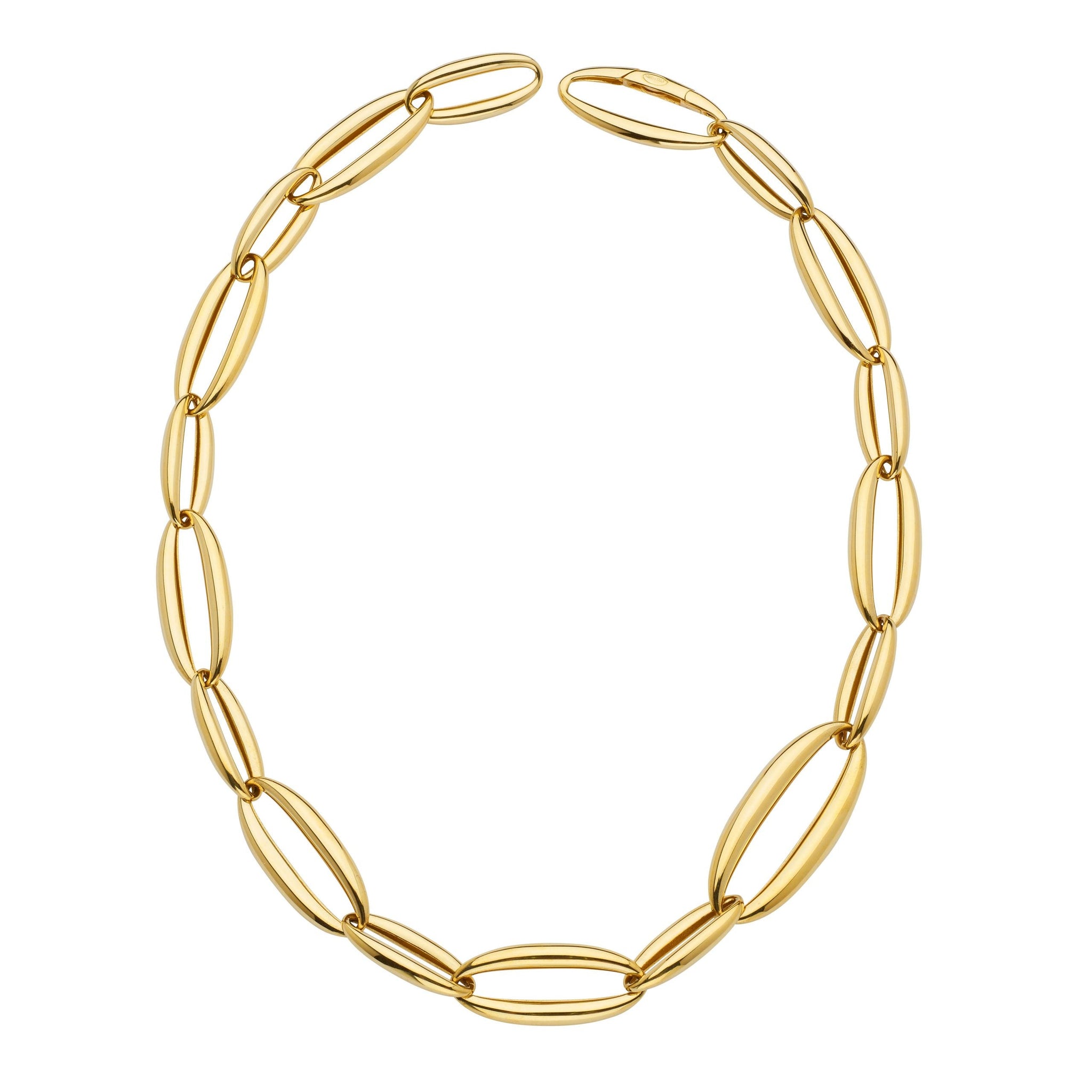 Oval Link Chain Necklace, SOLD