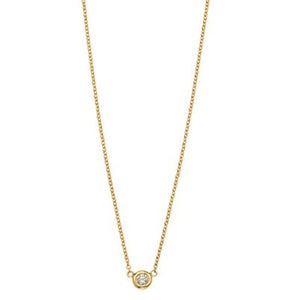 18K Gold Chain with Diamond