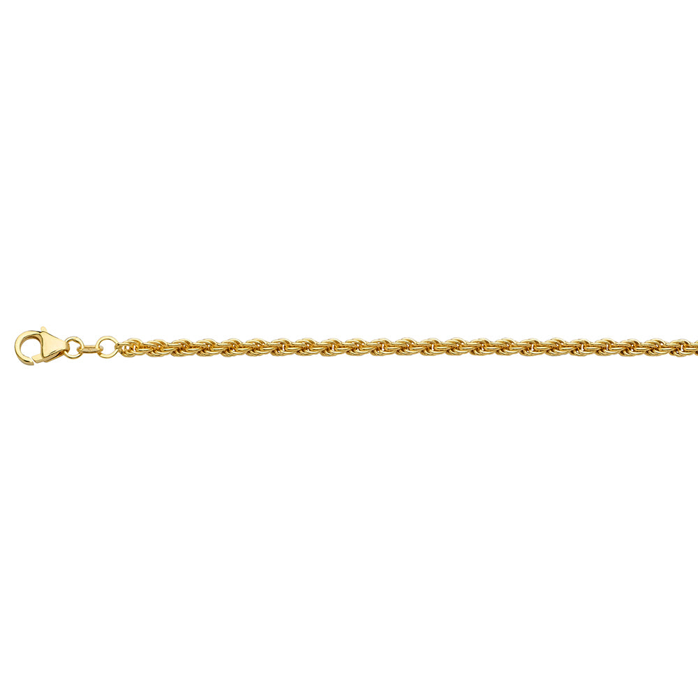 18k Solid Gold Rope Chain, SOLD