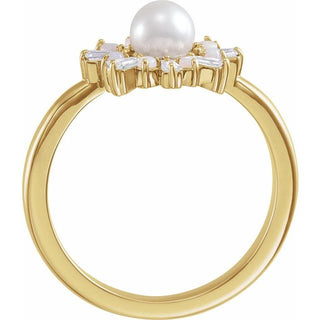 Pearl, Opal and Diamond Ring