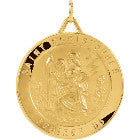 14K St. Christopher Medal