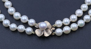 Pre-Owned Double Strand Cultured Akoya Pearl Necklace, SALE, SOLD