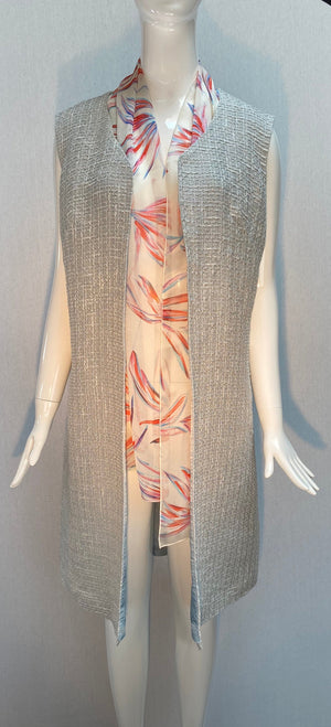 Janet Deleuse Linen and Silk Vest, SOLD