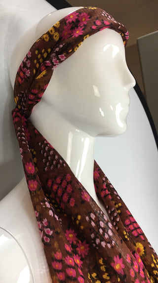 Janet Deleuse Silk Chiffon Scarf