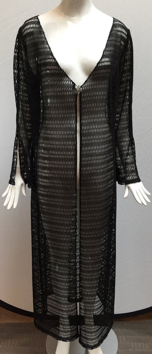 Janet Deleuse Designer Black Lace Topper,   SALE