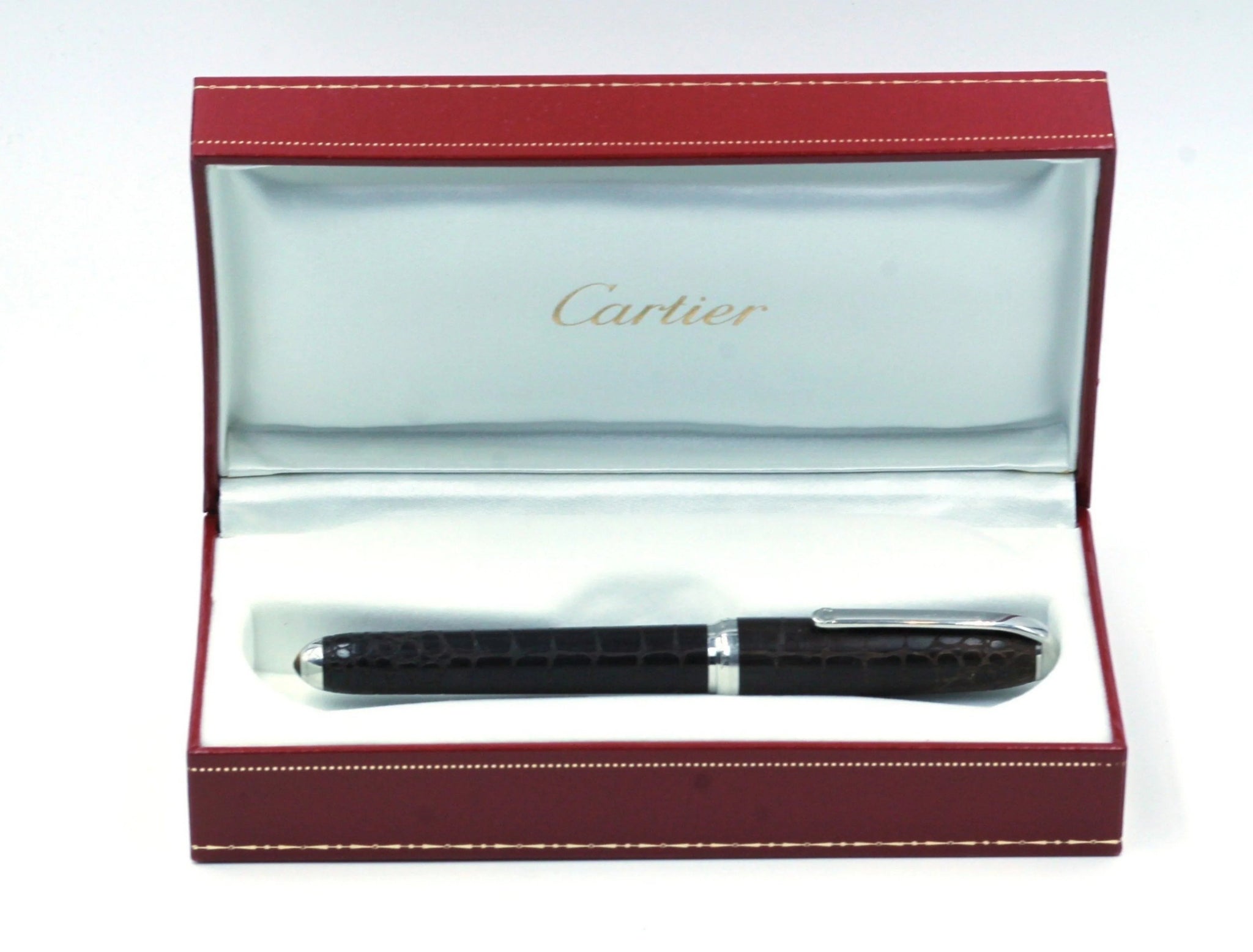 Pre-Owned Cartier Wood Fountain Pen,  SALE
