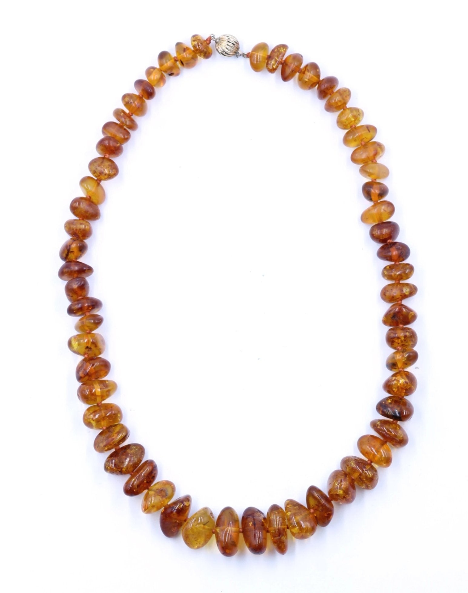 Vintage Amber Bead Necklace, SOLD