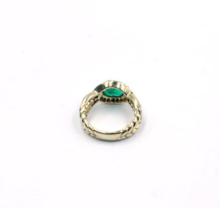 Pre-owned Janet Deleuse Emerald and Diamond Ring,  SALE, SOLD