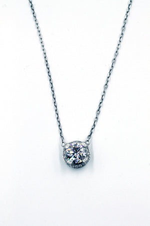 Pre-owned Janet Deleuse Diamond Pendant Necklace