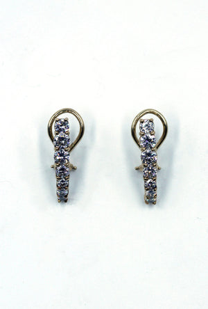 Pre-owned Deleuse Diamond Earrings, SALE
