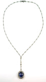 Janet Deleuse Star Sapphire and Diamond Necklace