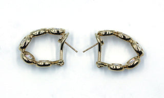 Diamond Hoop Earrings, SALE