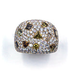 Pre-Owned Natural Multi-Color Diamond Ring, SOLD