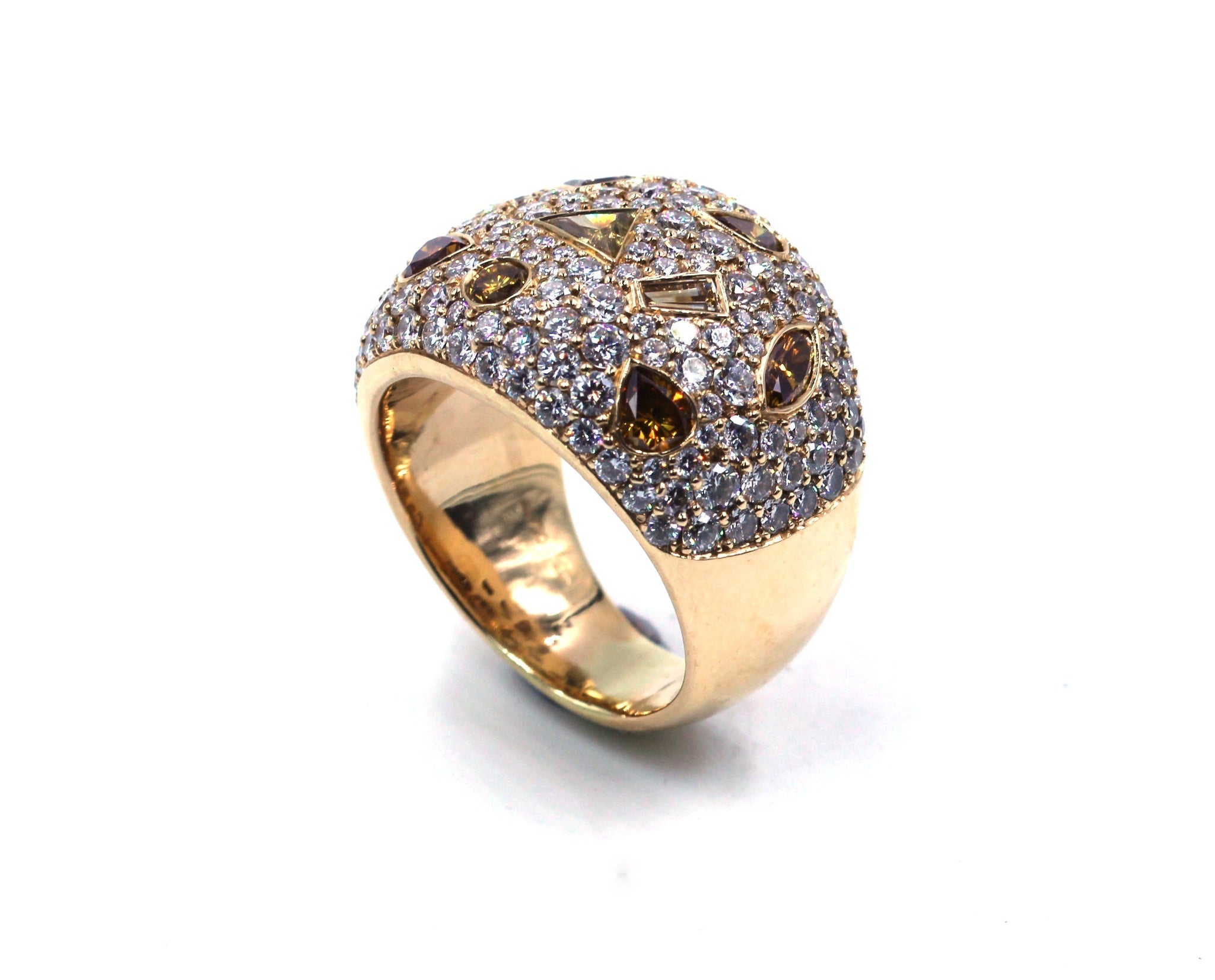 Pre-Owned Natural Multi-Color Diamond Ring, SOLD