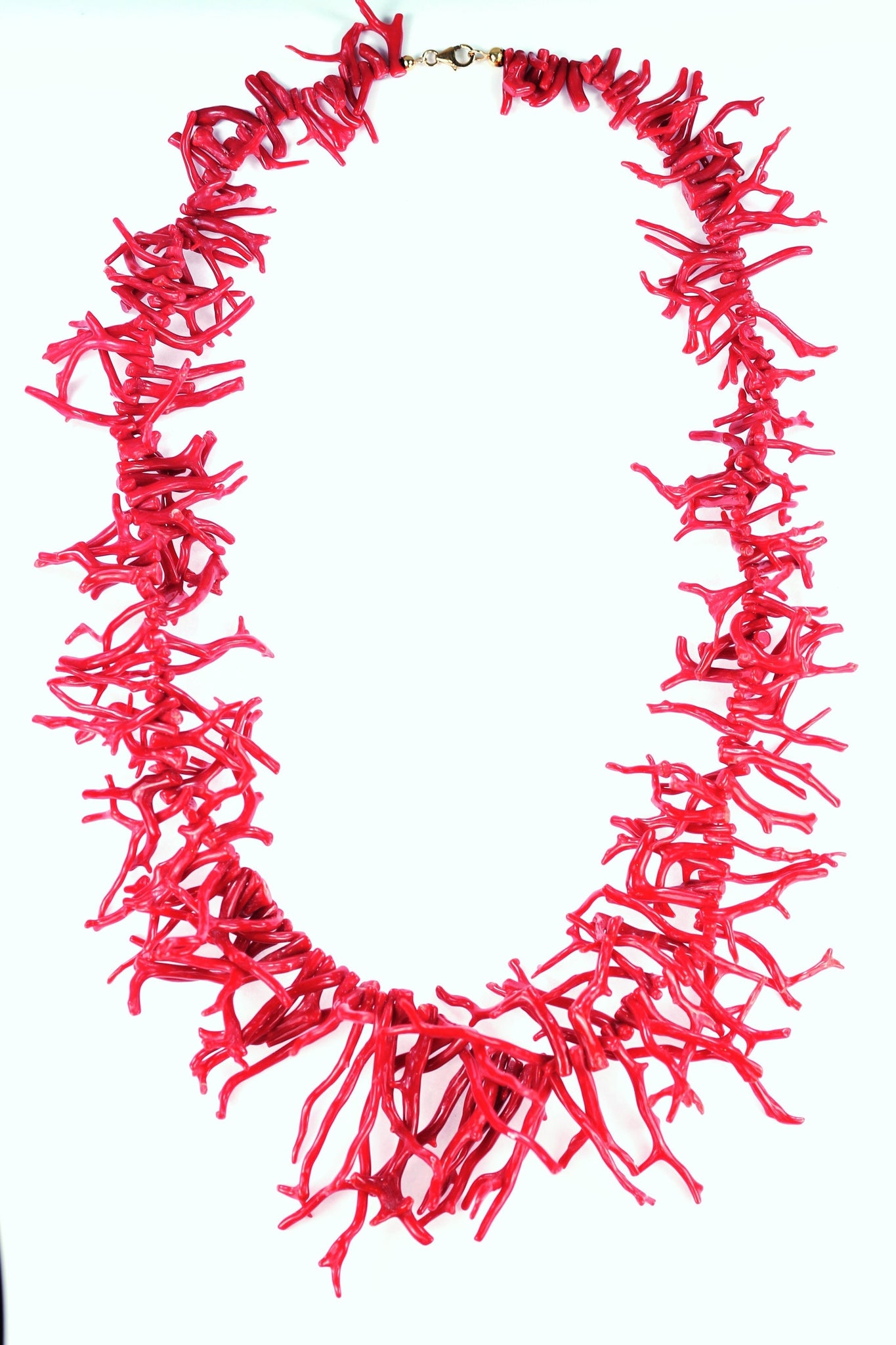Vintage Natural Red Coral Branch Necklace, SALE