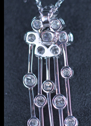 Cascading Diamond Pendant Necklace SALE