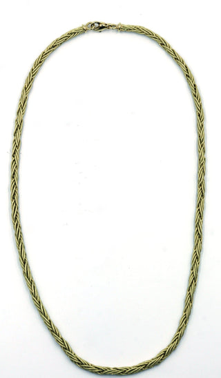 Pre-Owned 18k Gold Woven Chain, SOLD