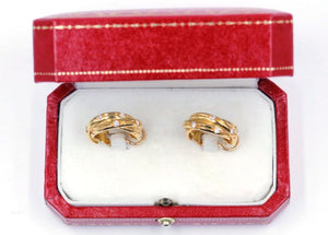 Pre-Owned Vintage Cartier Trinity Diamond Earrings