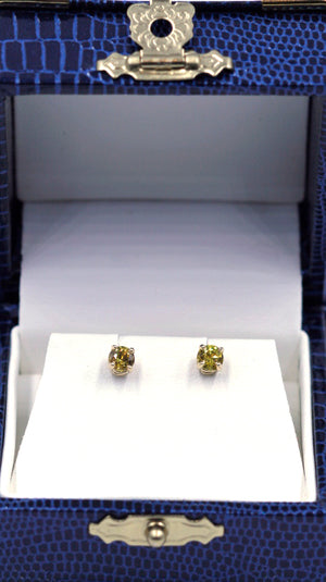 Deleuse Yellow Sapphire Earrings, SOLD