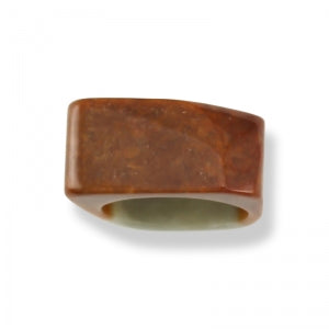 Natural Red Jade Ring, SOLD