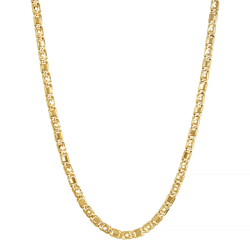 14K Gold Link Chain Necklace, SOLD