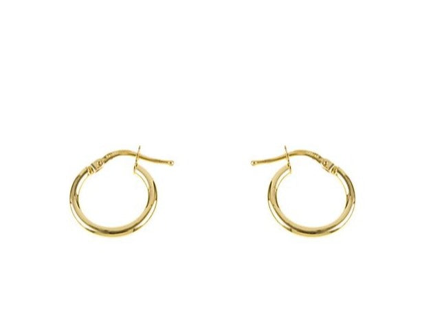 Small Gold Hoop Earrings, SOLD