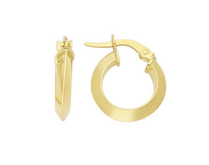 Gold Hoop Earrings, SOLD