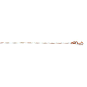 14k Rose Gold Bead Chain