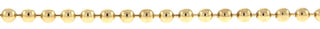 14K Yellow Gold Bead Chain, SOLD