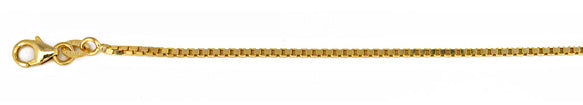 14K Yellow Gold Box Link Chains, SOLD OUT