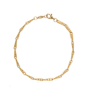 Textured Gold Link Bracelet, SOLD