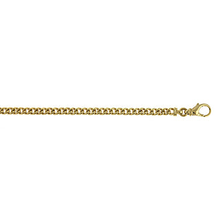14K Gold Solid Curb Link Chain, SOLD