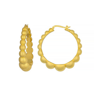 14k Yellow Gold Hoop Earrings