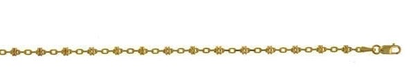 14K Gold Fancy Link Chains, SOLD