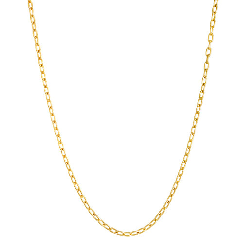 Solid Yellow Gold Oval Link Chain, SOLD OUT